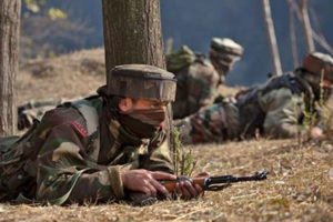 काश्मिरमा भएको गोली हानाहानमा छ जना लडाकूको मृत्यु