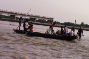 झापा गौरादहस्थित रतुवा खोलामा बाँध निर्माणसँगै बाढी र कटानको जोखिम घट्दै