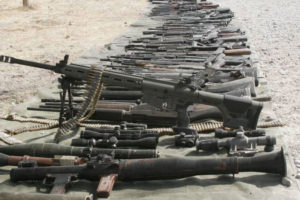 जापानको एक विद्यालय परिसरमा दोस्रो विश्वयुद्धतिरका तीन हजार हतियार फेला