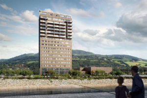 नर्वेमा विश्वकै अग्लो काठको टावर निर्माण