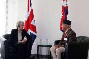 प्रधानमन्त्री ओली र बेलायती प्रधानमन्त्री मेबीच भेटवार्ता, द्वीपक्षीय सम्बन्धको स्मरण