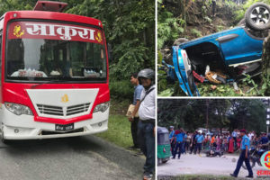 मोरङमा भएका छुट्टाछुट्टै सवारी दुर्घटनामा दुईको मृत्यु, छ घाईते