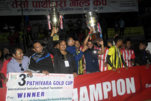 पाथीभरा गोल्डकपको उपाधि रेड स्टारलाई