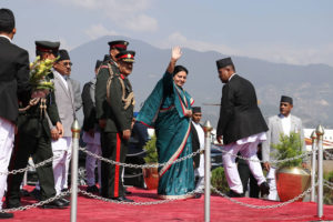 राष्ट्रपति भण्डारी कतार प्रस्थान