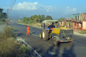 राष्ट्रिय गौरवको आयोजनाको रूपमा रहेको गल्छी-रसुवागढी सडक कालोपत्र शुरू