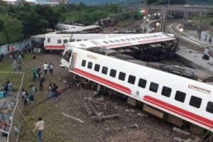 ताइवानमा रेल दुर्घटनाः १८ को मृत्यु, एक सय ८७ घाइते