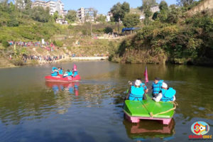 पाख्रीबासको सिमसार तालमा बोटिङ सरर…