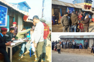 धनकुटामा सवारी चालकको आँखा परीक्षण (फोटो फिचरसहित)