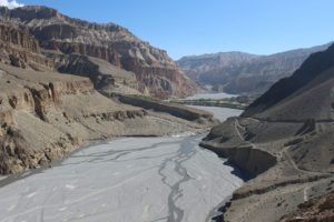 मुस्ताङमा थुनिएको कालीगण्डकी पुरानै स्वरुपमा बग्न थाल्यो
