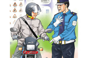 लेन अनुशासन पालना नगर्ने चौध हजार चालक कारवाहीमा