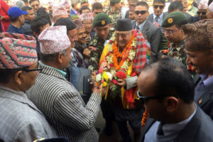 प्रधानमन्त्री ओली गृहजिल्ला झापामा