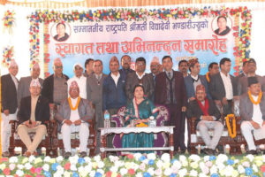 बिराटनगर आएर राष्ट्रपति भण्डारीले भनिन् ‘शैक्षिक विकासबाट नै राष्ट्रको उन्नती हुन्छ’