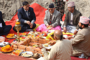 सुख्खा बन्दरगाहको शिलान्यास