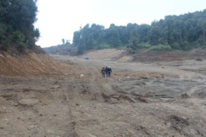 खोटाङको बगरेभञ्ज्याङमा पोखरी निर्माण शुरु