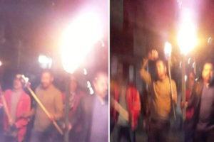 धनकुटामा सरकार विरुद्ध मसाल जुलुस