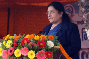 आर्थिक रुपान्तरणका लागि ढोका खुल्यो : राष्ट्रपति