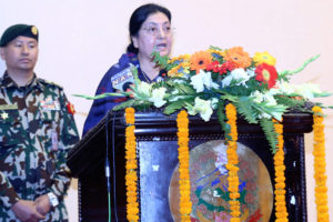 महिला आरक्षण र समानताको नीति राज्यले अवलम्बन गर्नुपर्छ : राष्ट्रपति