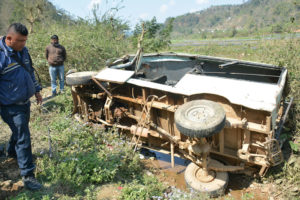 तनहुँमा जीप दुर्घटना हुँदा १ जनाको मुत्यु
