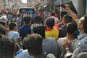 सुकेधाराको सैलुनमा ग्यास सिलिन्डर विस्फोट