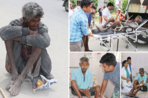 डा. सुनिल शर्माद्वारा बेवारिसे बृद्धलाई सडकबाट उठाएर निःशुल्क उपचार (भिडियोसहित)