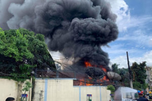 सुबिसुको कार्यालयमा भीषण आगलागी (फोटो फिचरसहित)