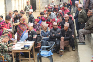 घोर्लिखर्कमा सेनाले गर्यो निःशुल्क स्वास्थ्य शिविर