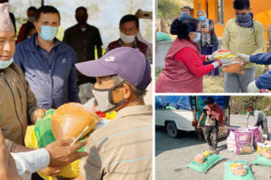 धनकुटा नगरका ५ सय परिवारलाई राहत वितरण, अझै बाढिदै (फोटो फिचरसहित)