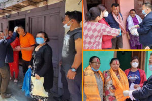 धनकुटामा भाडा मिनाहा गर्ने घरधनीलाई घर–घरमै पुगेर सम्मान