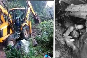 सिन्धुपाल्चोकमा पहिरोले पुर्दा ८ जना बेपत्ता, एक जनाको जीवितै उद्धार