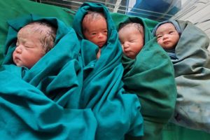 नुवाकोटकी २८ बर्षीया महिलाले एकै पटक जन्माईन पाँच शिशु