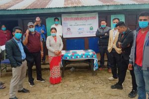 धनकुटाको डाँडागाउँमा चाडपर्व लक्षित कोरोना सचेतना कार्यक्रम