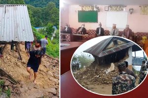 धनकुटामा बर्षाले १०५ घर पूर्ण क्षति भएको ठहर, घर बनाउँन राहत सिफारिस गरिने