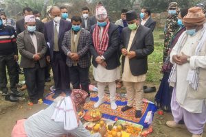 विराटनगरमा प्रदेश जनस्वास्थ्य प्रयोगशालाको सिलान्यास