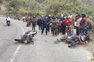 धनकुटामा मोटरसाइकल दुर्घटनामा घाइते भएका थापाको मृत्यु