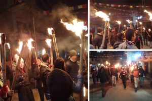 धनकुटाको पाख्रीवासमा राँके जुलुश