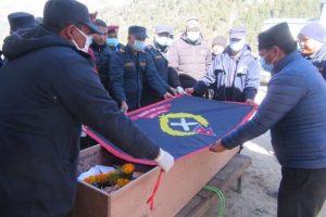 सोलुखुम्बुमा ड्यूटीमै रहेका बेला असईको मृत्यु