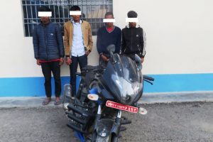 नोबेलको पार्किङबाट हराएको मोटरसाईकल भेटियो, चोरी आरोपमा चार जना पक्राउ