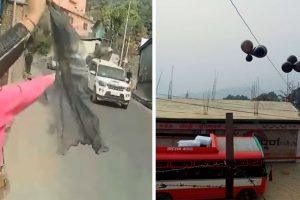 गृहमन्त्रीको धनकुटा यात्रा: आउँदा कालो झण्डा, जाँदा कालो बेलुन