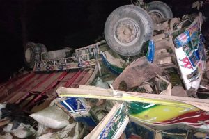 धनकुटामा ट्रक दुर्घटना