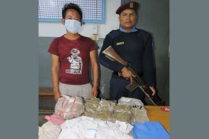 धरानबाट गाँजासहित एक जना पक्राउ