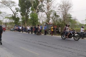 दमकमा टिपरको ठक्करबाट एक जनाको मृत्यु