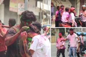 विराटनगरमा यस्तो देखियो होली (फोटो फिचर)