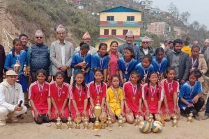 महालक्ष्मीमा नारी दिवस: महिला भलिबल र हाजिरीजवाफ, स्वयंसेविकालाई भत्ता दिएर विदाई