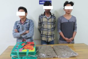 विराटनगरबाट गाँजासहित तीन जना पक्राउ