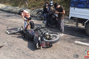 भेडेटार नजिक भ्यानले मोटरसाइकललाई ठक्कर दिँदा दुई जना घाइते