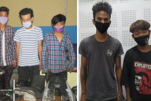 मोटरसाइकल चोरेको आरोपमा धनकुटाका दुईसहित पाँच युवा पक्राउ