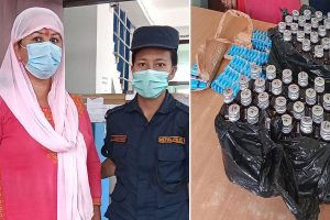 विराटनगरबाट लागुऔषधसहित महिला पक्राउ