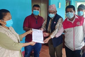 प्रदेश १ मजदुर युनियनले सामाजिक विकास मन्त्रालयमा बुझायो ६ बुँदे मागपत्र