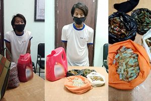 खाने तेलको गिलेनमा लागुऔषध, एक जना पक्राउ