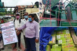 पकेट क्षेत्रका किसानलाई कृषि सामाग्री वितरण